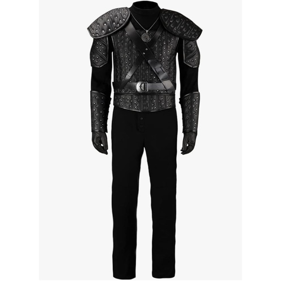 Starfun White Wolf Black Cosplay Costume Halloween Uniform Full Set Outfit - Picture 1 of 16